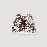 TNS Logo Sweatshirt Cow Print