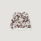 TNS Logo Sweatshirt Cow Print