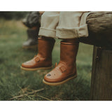 Wadudu Classic Lining - Bear Cognac Leather van Donsje Amsterdam | Kids Conceptstore Le Fanfare