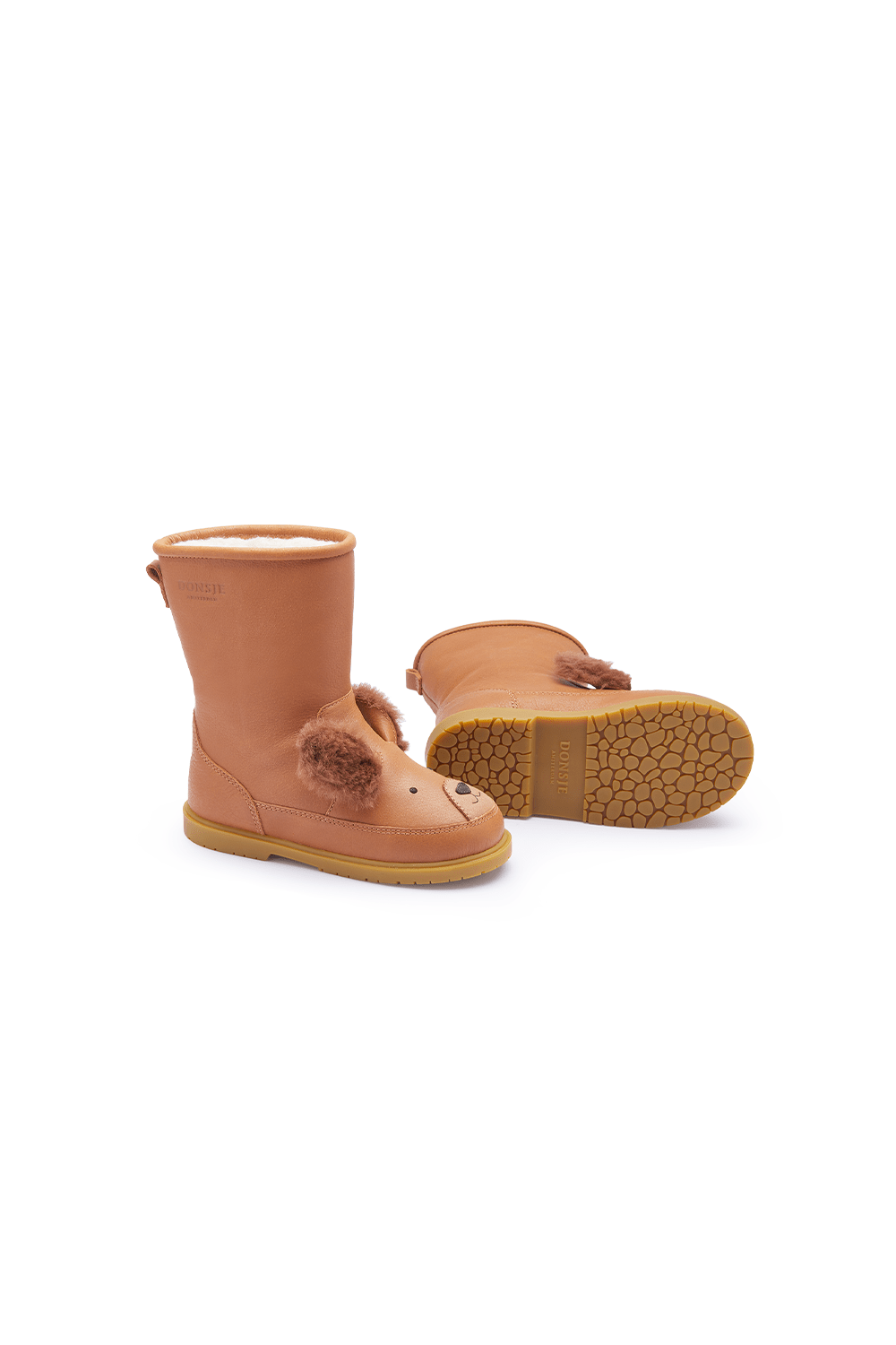 Wadudu Exclusive Boots | Fluffy Squirrel - Fudge Leather van Donsje Amsterdam | Kids Conceptstore Le Fanfare