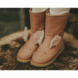 Wadudu Exclusive Lining - Fluffy Bunny Hazelnut Leather van Donsje Amsterdam | Kids Conceptstore Le Fanfare