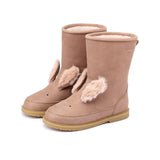 Wadudu Exclusive Lining - Fluffy Bunny Hazelnut Leather van Donsje Amsterdam | Kids Conceptstore Le Fanfare