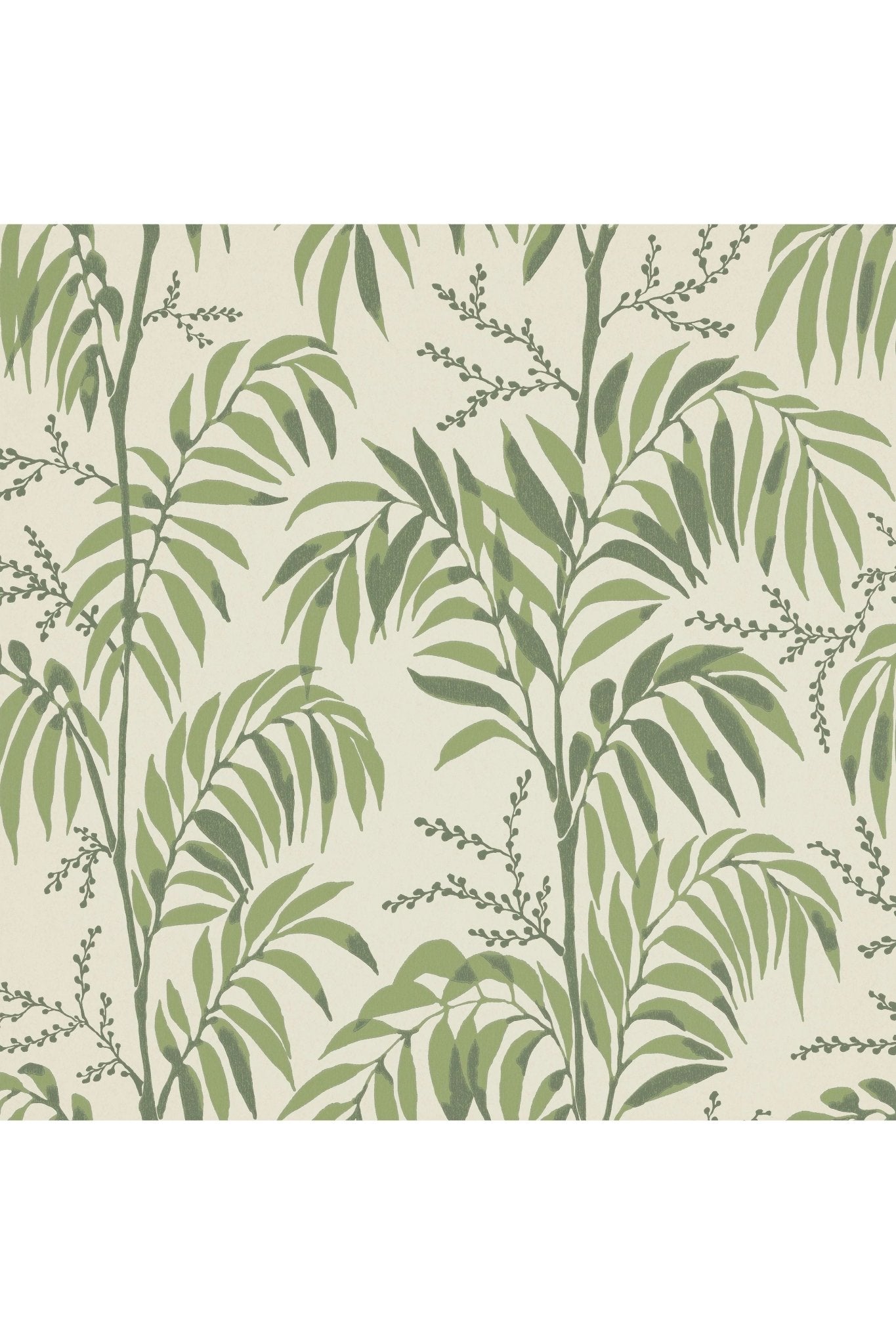 Wallpaper Casablanca Afternoon - Palm Green van Långelid / von Brömssen | Kids Conceptstore Le Fanfare