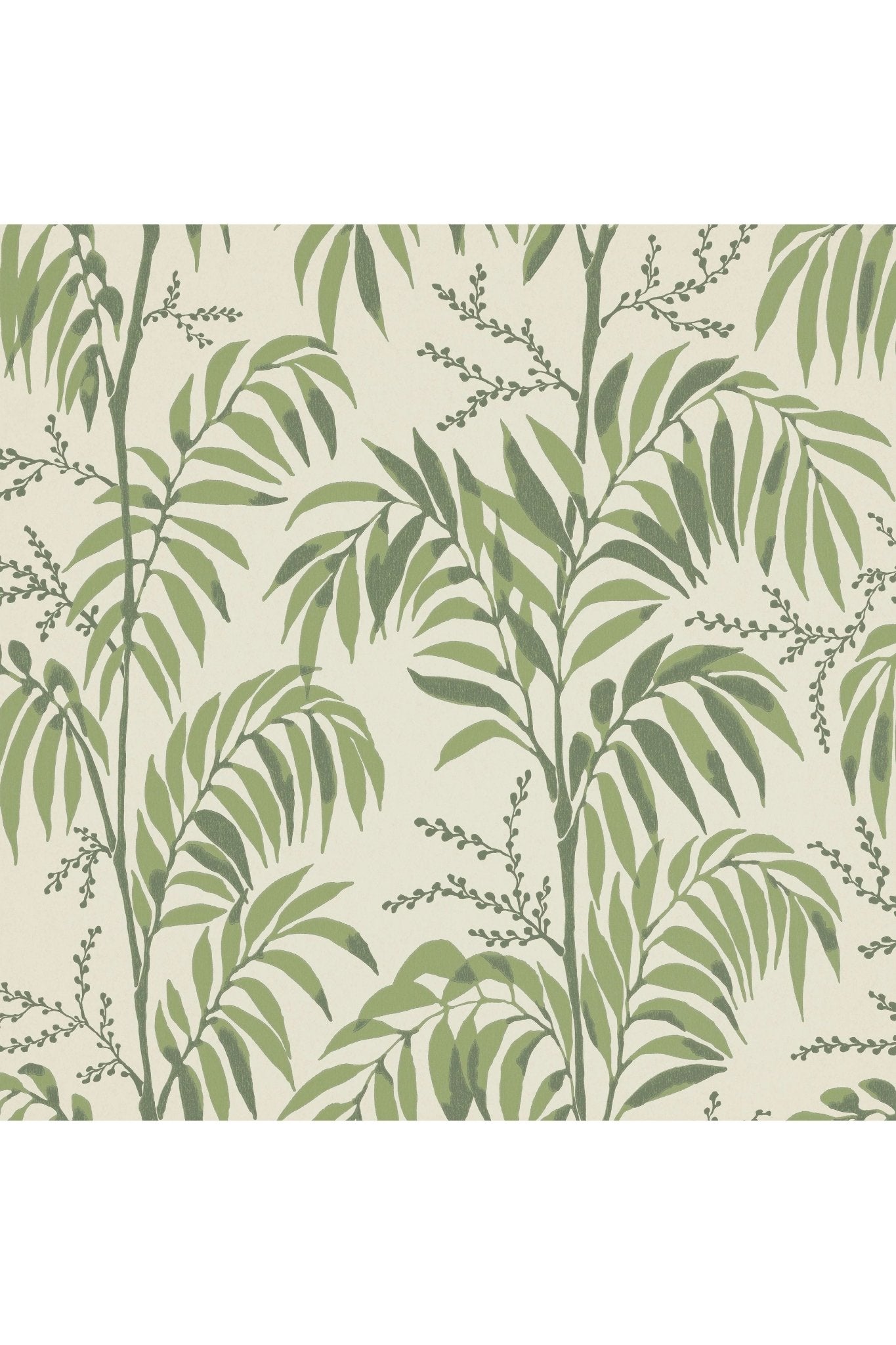 Wallpaper Casablanca Afternoon - Palm Green van Långelid / von Brömssen | Kids Conceptstore Le Fanfare