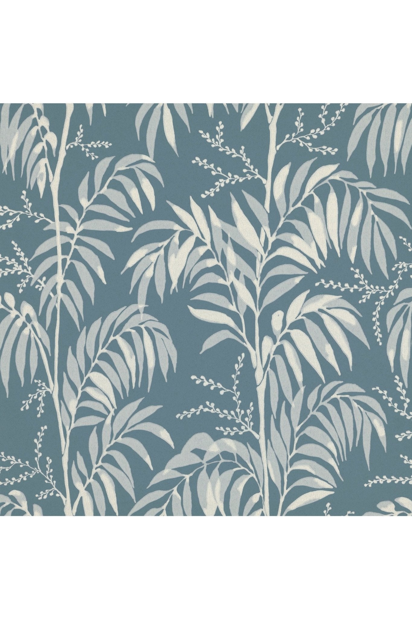 Wallpaper Casablanca Afternoon - Smokey Blue van Långelid / von Brömssen | Kids Conceptstore Le Fanfare