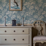 Wallpaper Casablanca Afternoon - Smokey Blue van Långelid / von Brömssen | Kids Conceptstore Le Fanfare
