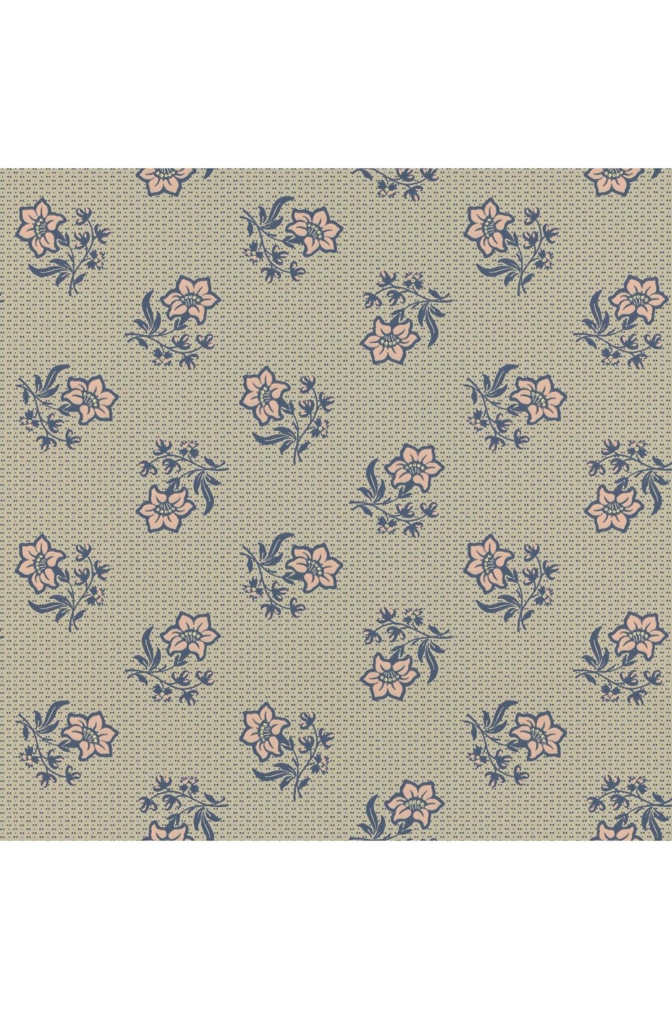 Wallpaper Edelweiss - Coral Sand van Långelid / von Brömssen | Kids Conceptstore Le Fanfare