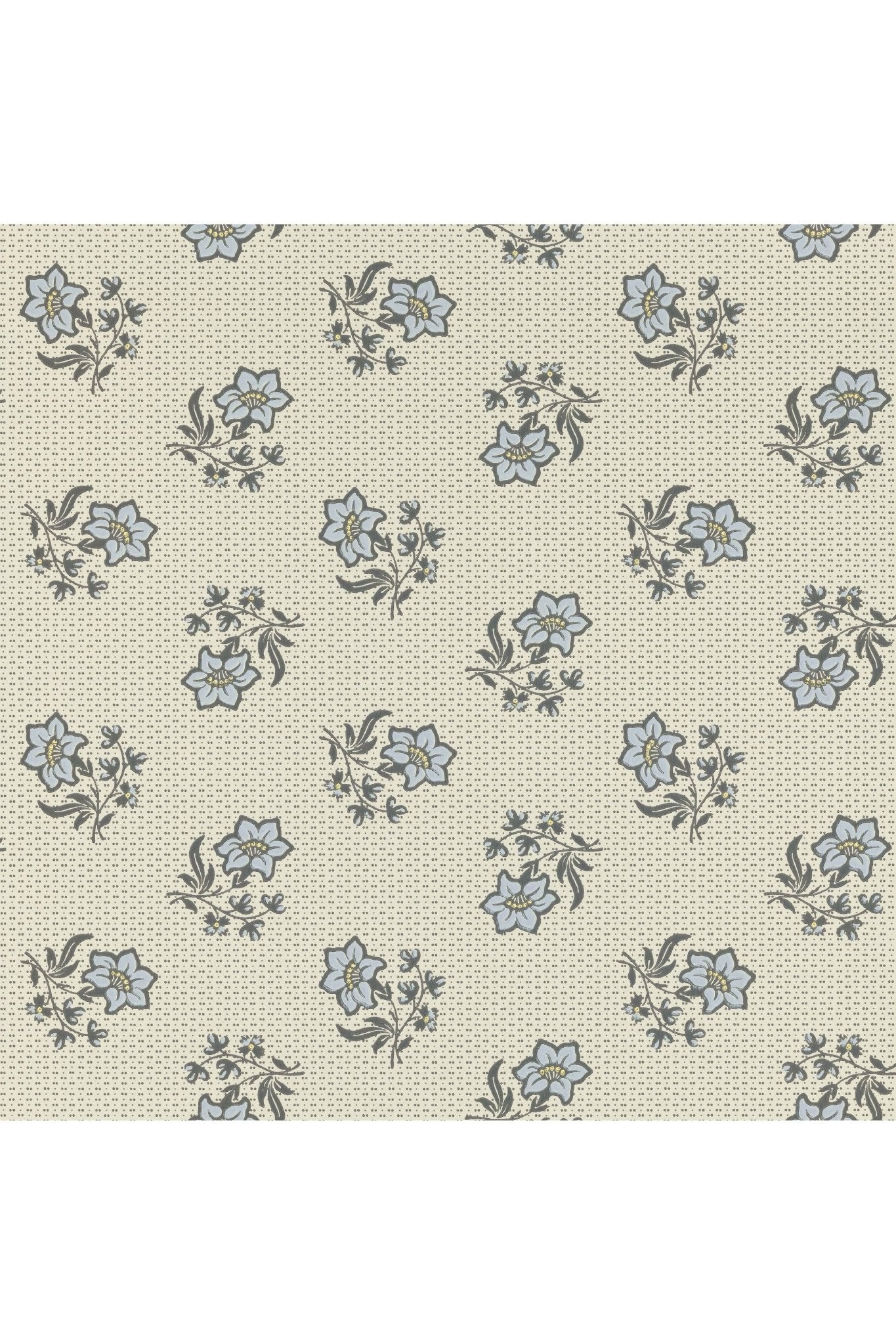 Wallpaper Edelweiss - Pearl Blue van Långelid / von Brömssen | Kids Conceptstore Le Fanfare