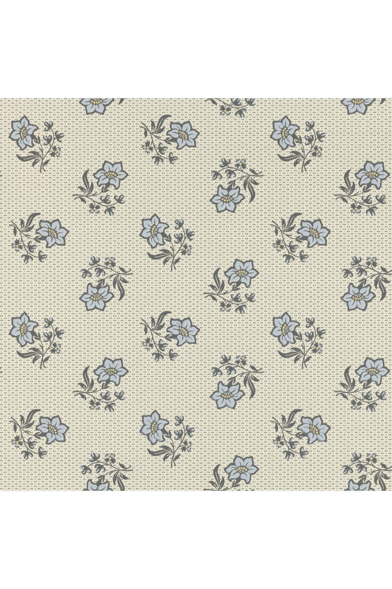Wallpaper Edelweiss - Pearl Blue van Långelid / von Brömssen | Kids Conceptstore Le Fanfare