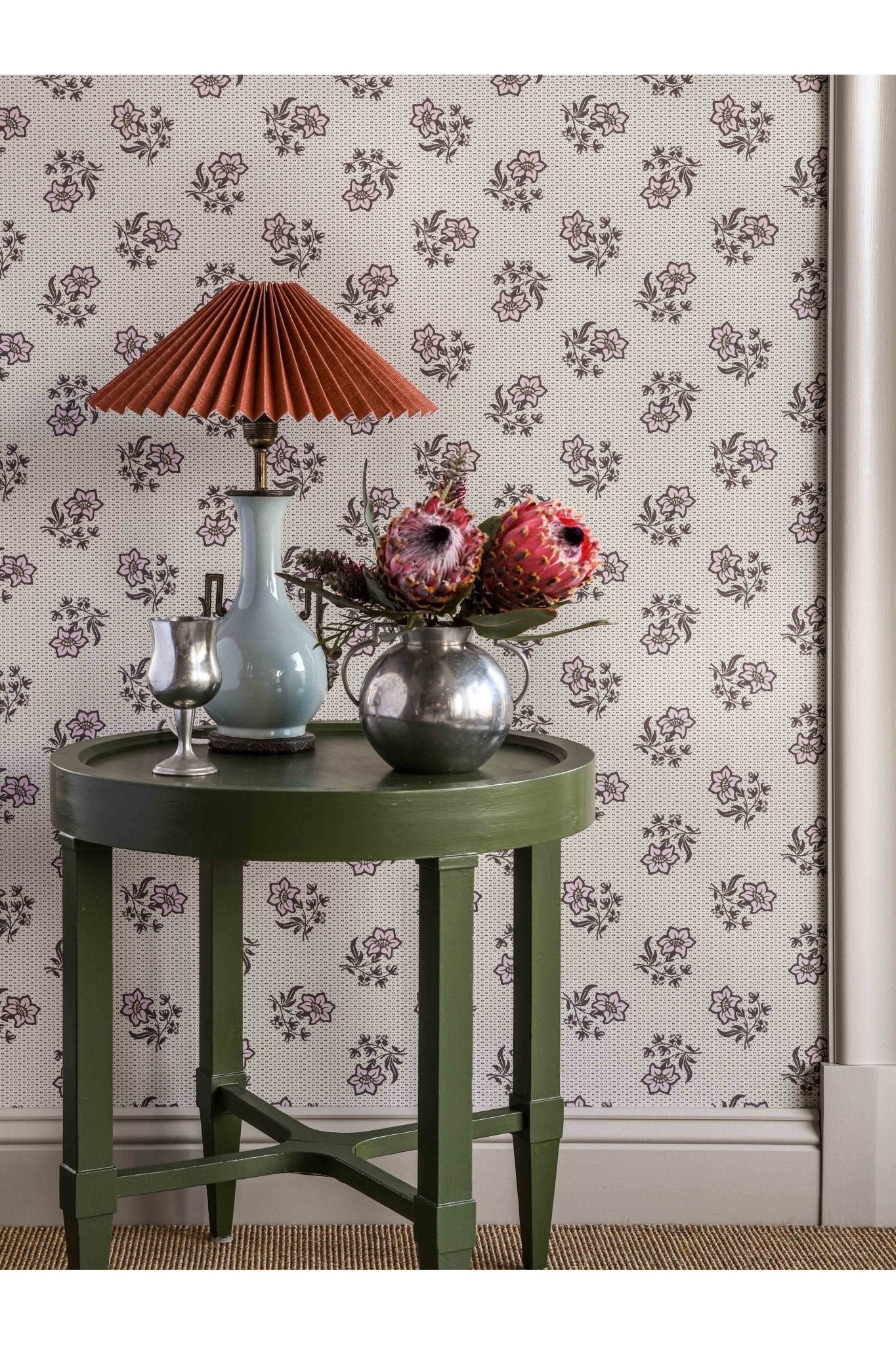 Wallpaper Edelweiss - Rose Taupe van Långelid / von Brömssen | Kids Conceptstore Le Fanfare