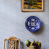 Wallpaper Floral Dance - Denim van Långelid / von Brömssen | Kids Conceptstore Le Fanfare