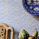 Wallpaper Floral Dance - Denim van Långelid / von Brömssen | Kids Conceptstore Le Fanfare