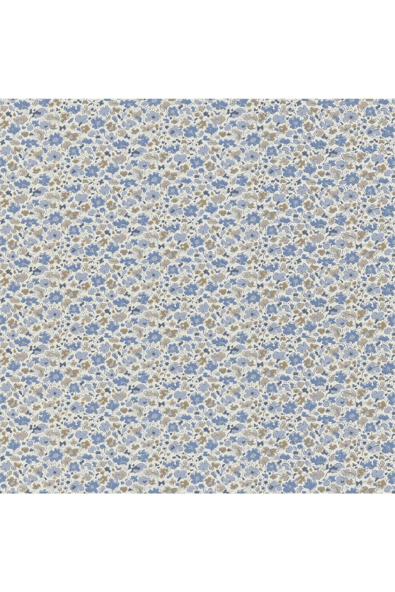 Wallpaper Floral Dance - Denim van Långelid / von Brömssen | Kids Conceptstore Le Fanfare
