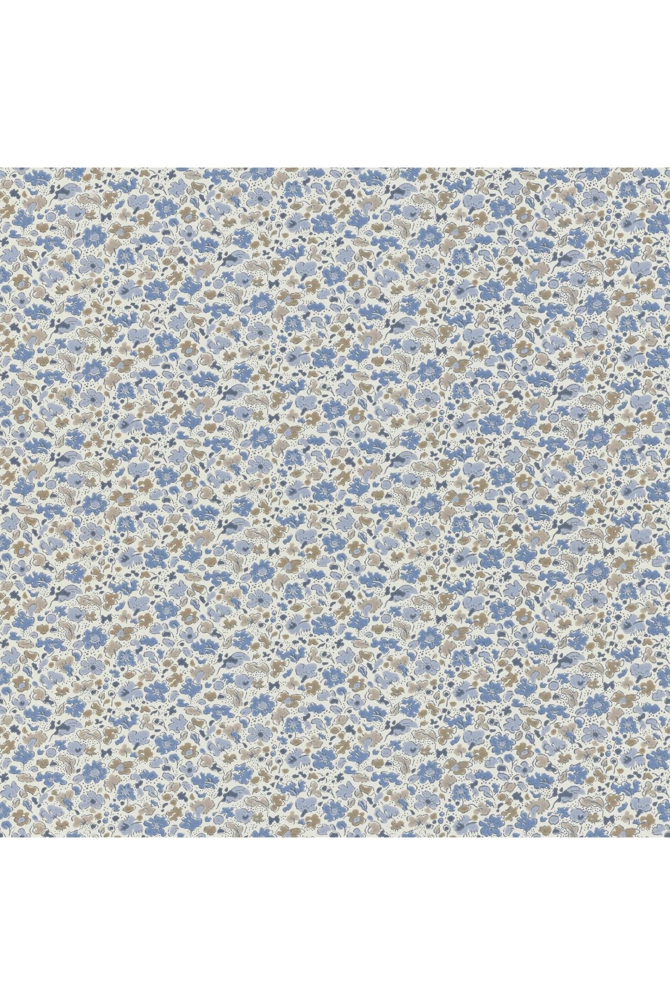 Wallpaper Floral Dance - Denim van Långelid / von Brömssen | Kids Conceptstore Le Fanfare