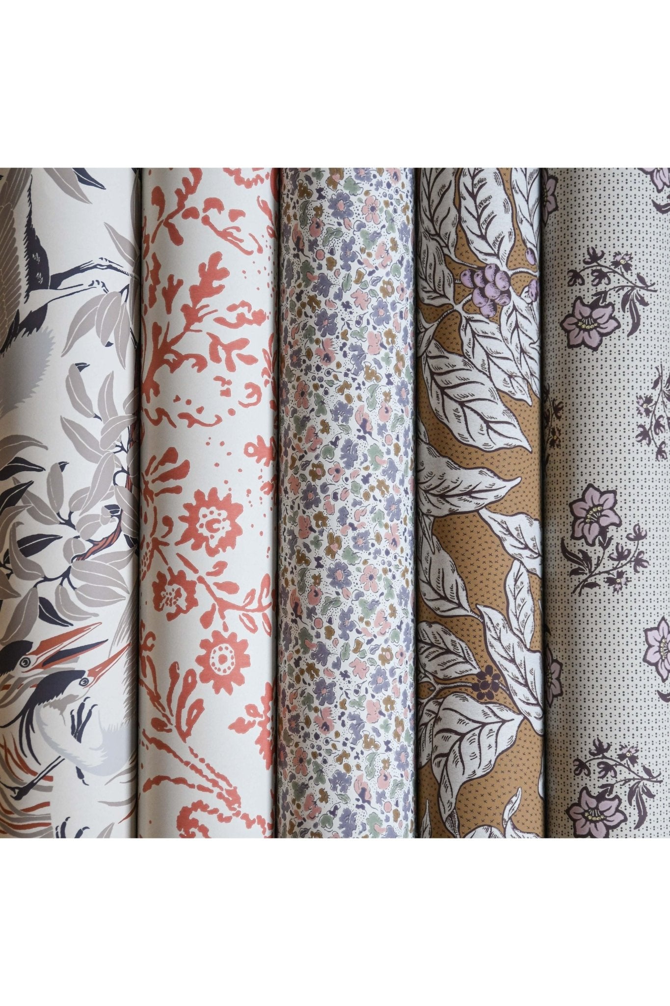 Wallpaper Floral Dance - Mauve van Långelid / von Brömssen | Kids Conceptstore Le Fanfare