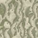 Wallpaper Hares In Hiding - Aloe van Långelid / von Brömssen | Kids Conceptstore Le Fanfare