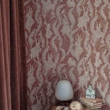 Wallpaper Hares In Hiding - Dusty Pink van Långelid / von Brömssen | Kids Conceptstore Le Fanfare