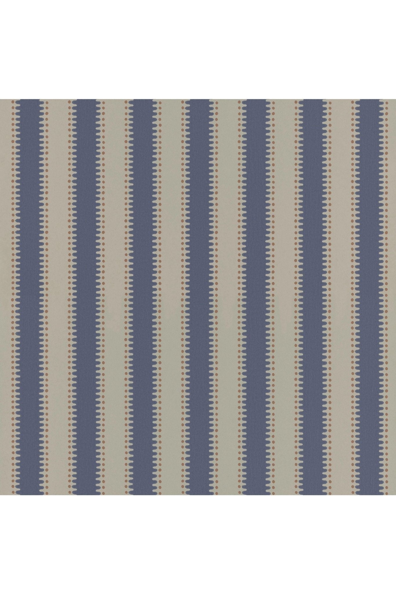 Wallpaper Jagged Stripe - Denim van Långelid / von Brömssen | Kids Conceptstore Le Fanfare