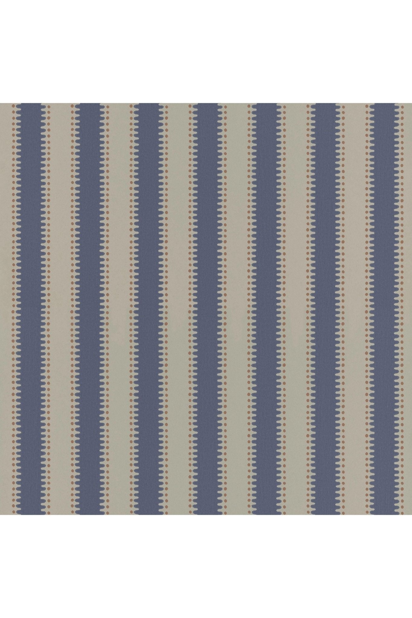 Wallpaper Jagged Stripe - Denim van Långelid / von Brömssen | Kids Conceptstore Le Fanfare