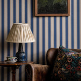 Wallpaper Jagged Stripe - Denim van Långelid / von Brömssen | Kids Conceptstore Le Fanfare