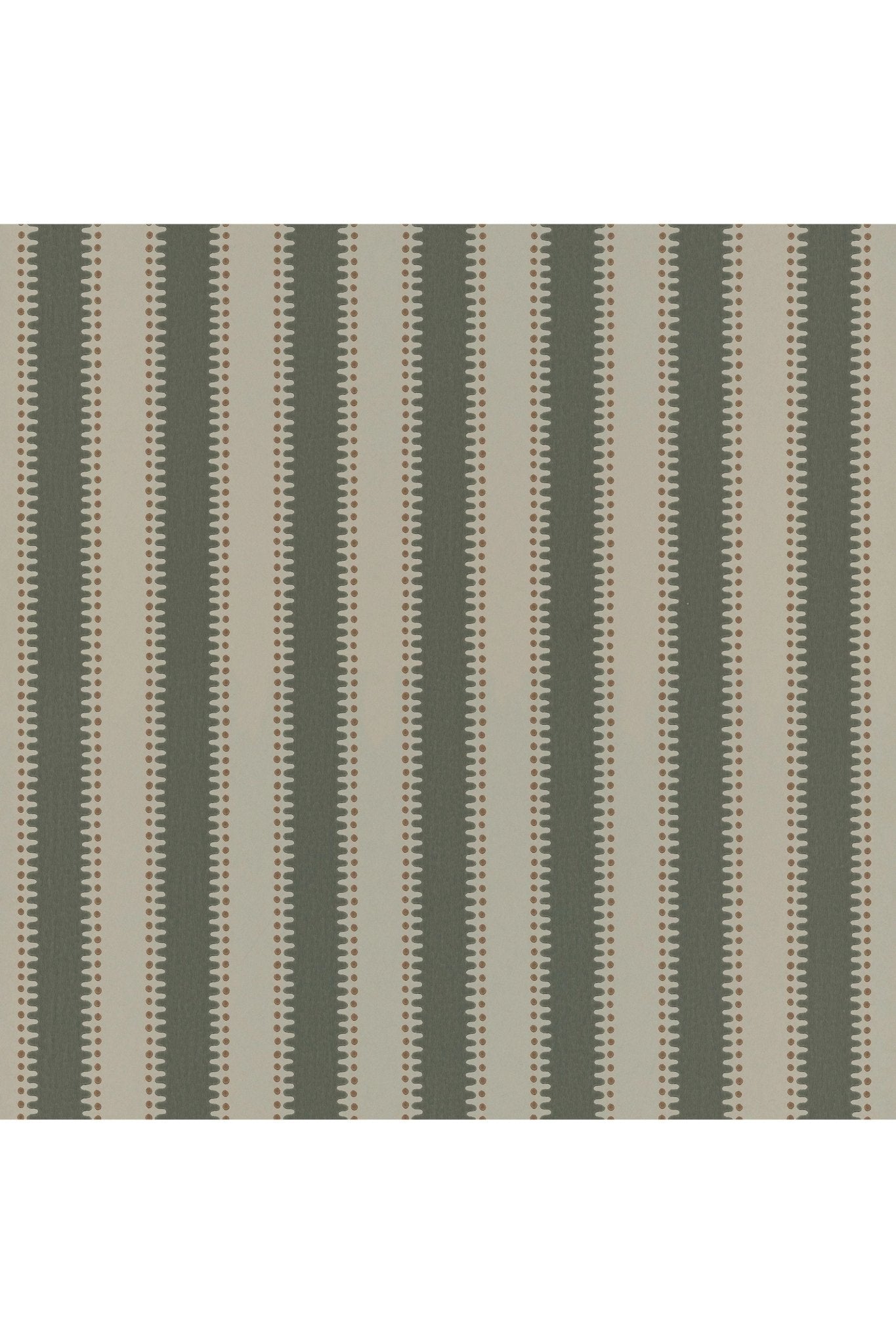 Wallpaper Jagged Stripe - Dusty Olive van Långelid / von Brömssen | Kids Conceptstore Le Fanfare