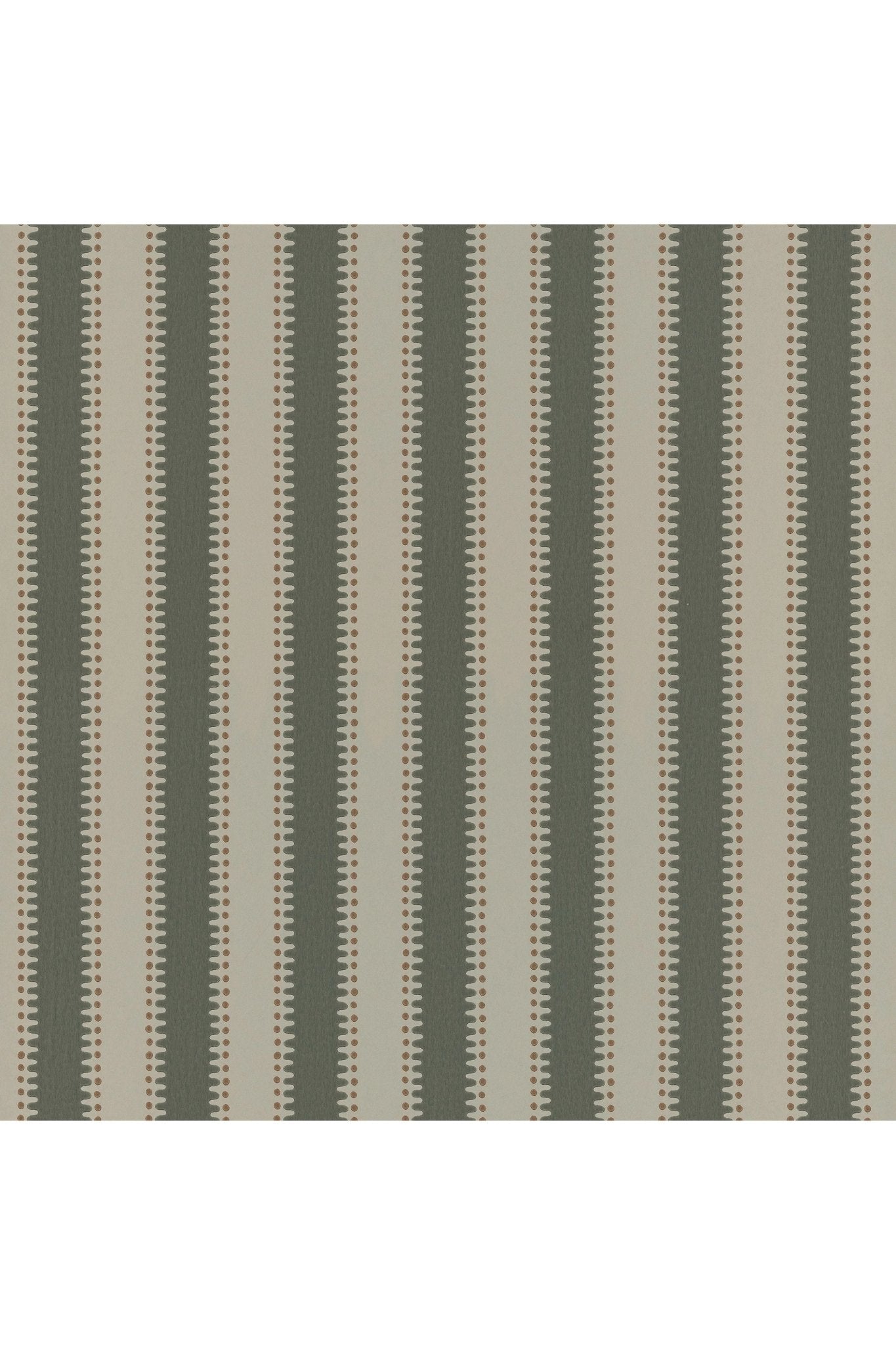Wallpaper Jagged Stripe - Dusty Olive van Långelid / von Brömssen | Kids Conceptstore Le Fanfare