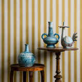 Wallpaper Jagged Stripe - Mustard van Långelid / von Brömssen | Kids Conceptstore Le Fanfare