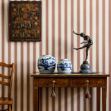 Wallpaper Jagged Stripe - Powder Tan van Långelid / von Brömssen | Kids Conceptstore Le Fanfare