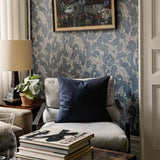 Wallpaper Oak Tree Tails - Washed Denim van Långelid / von Brömssen | Kids Conceptstore Le Fanfare