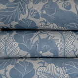 Wallpaper Oak Tree Tails - Washed Denim van Långelid / von Brömssen | Kids Conceptstore Le Fanfare