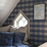 Wallpaper Picknick - Denim van Långelid / von Brömssen | Kids Conceptstore Le Fanfare