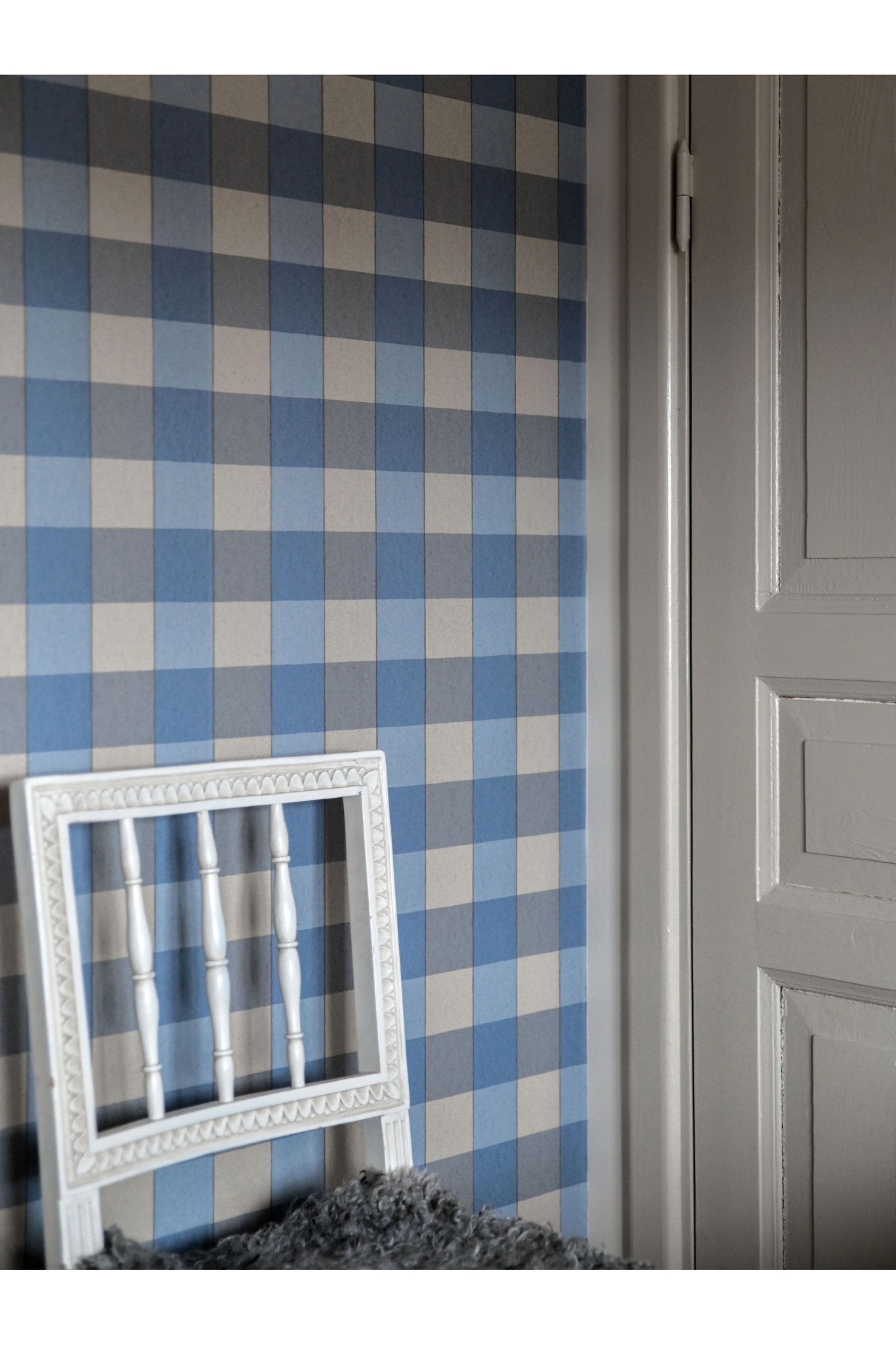 Wallpaper Picknick - Denim van Långelid / von Brömssen | Kids Conceptstore Le Fanfare