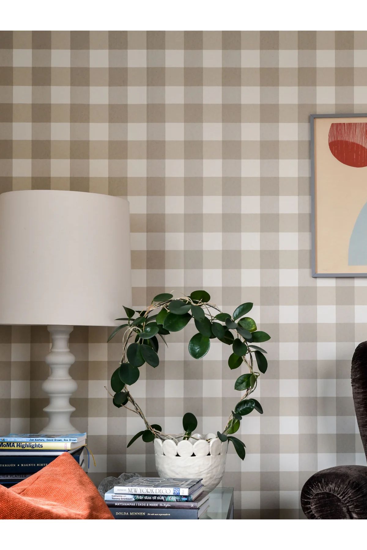 Wallpaper Picknick - Natural van Långelid / von Brömssen | Kids Conceptstore Le Fanfare