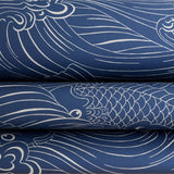 Wallpaper Plenty More Fish - Ink Blue van Långelid / von Brömssen | Kids Conceptstore Le Fanfare