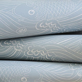 Wallpaper Plenty More Fish - Ocean Blue van Långelid / von Brömssen | Kids Conceptstore Le Fanfare