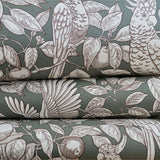 Wallpaper Talk About Cockatoos - Sage Green van Långelid / von Brömssen | Kids Conceptstore Le Fanfare