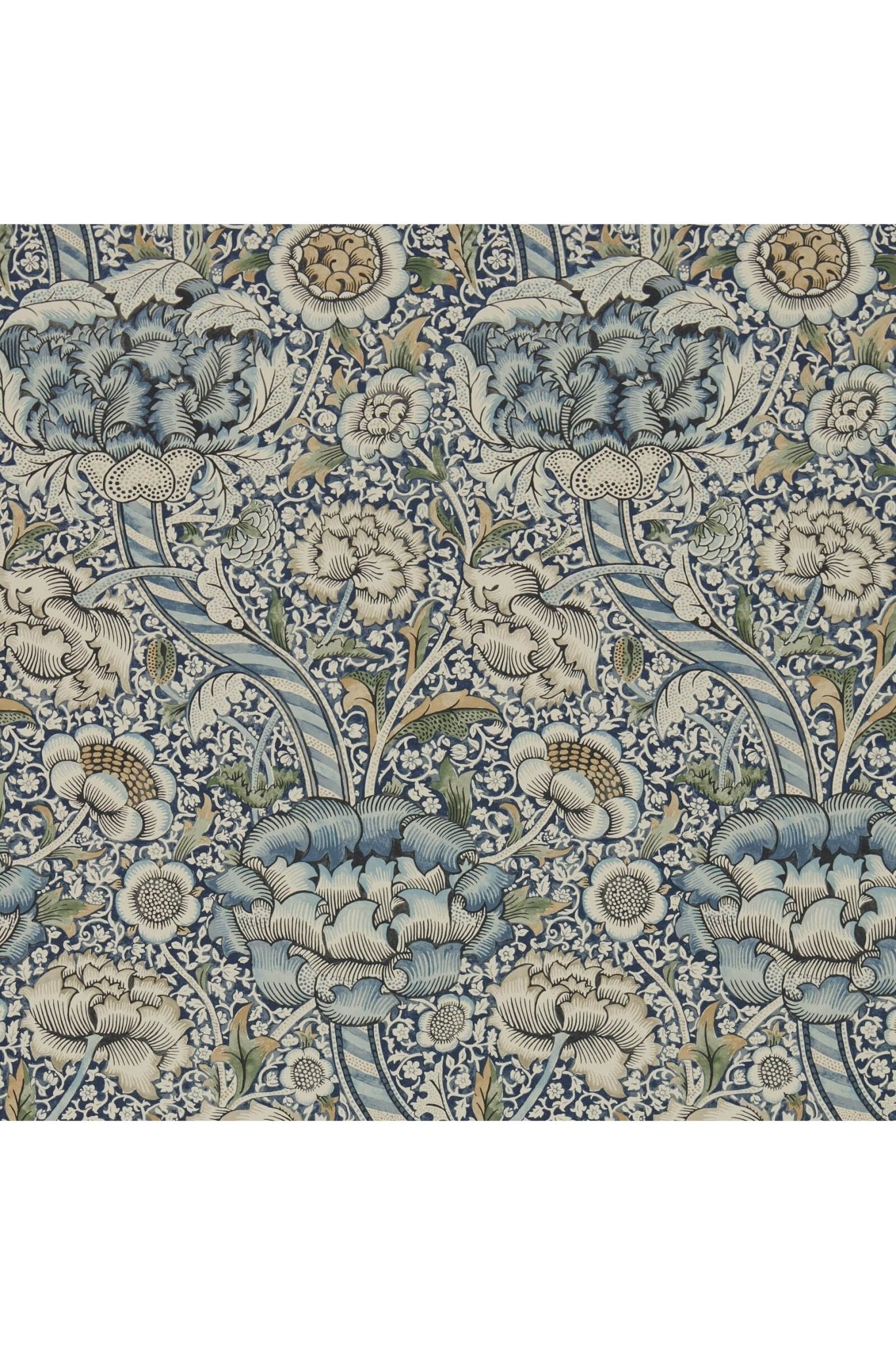 Wandle Wallpaper - Blue/Stone van Morris & Co | Kids Conceptstore Le Fanfare