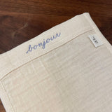 wash cloth . bonjour . with bath soak mix van atelier an.nur | Kids Conceptstore Le Fanfare