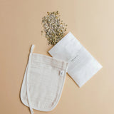 wash cloth . bonjour . with bath soak mix van atelier an.nur | Kids Conceptstore Le Fanfare