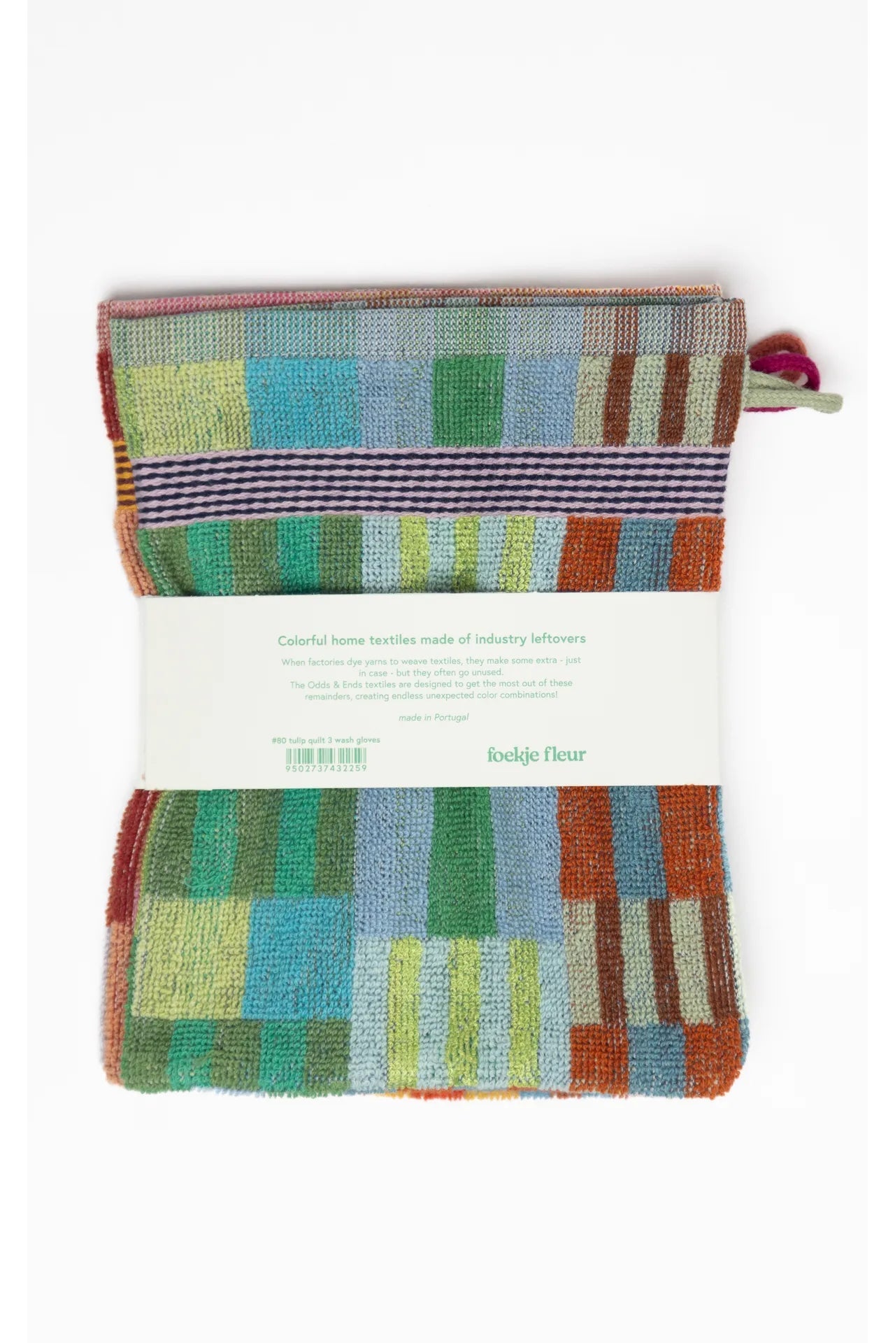 wash cloth trio 80 tulip quilt van foekje fleur | Kids Conceptstore Le Fanfare