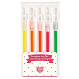 Waskrijtjes Neon - 5St van Djeco | Kids Conceptstore Le Fanfare