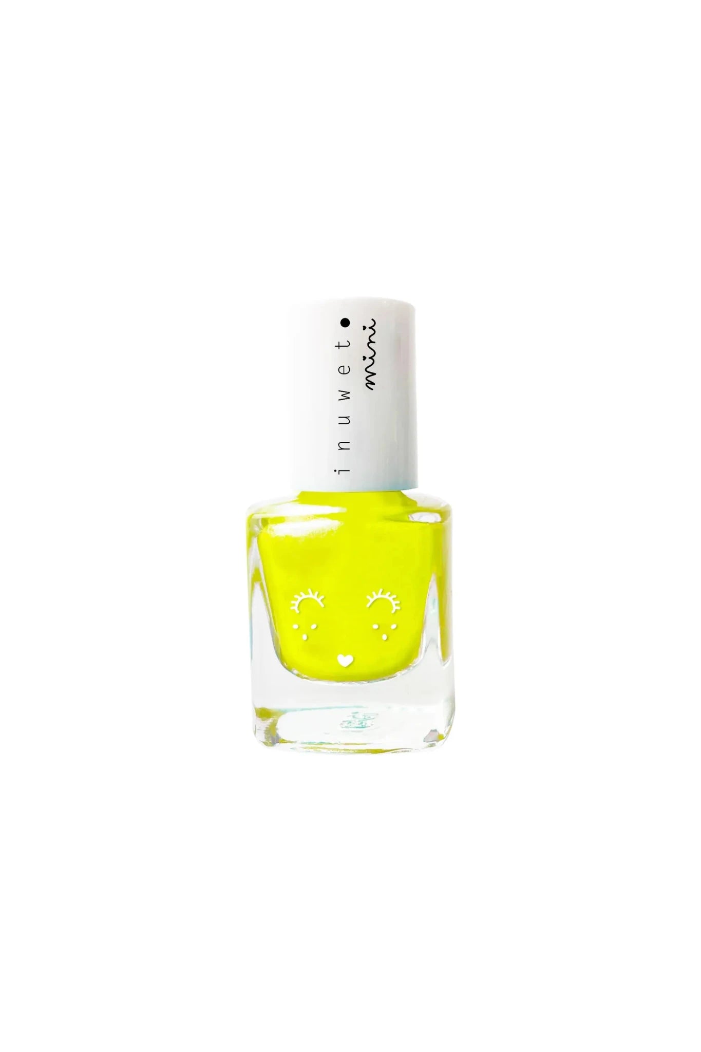 Waterbased Nail Polish - Neon Yellow - Ananas Scent van Inuwet | Kids Conceptstore Le Fanfare
