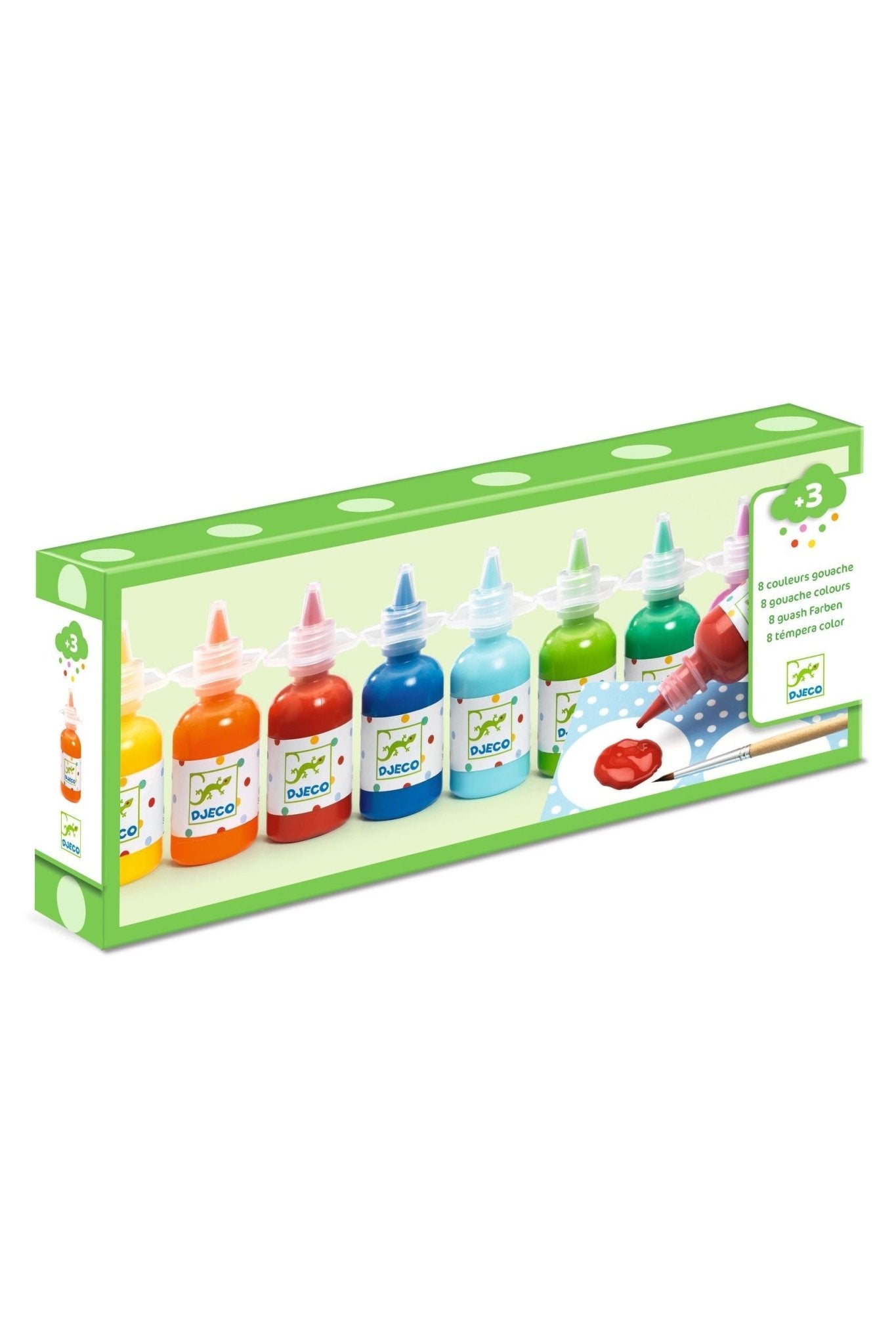 Waterverf 30ml (8 kleuren) van Djeco | Kids Conceptstore Le Fanfare