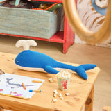 Whale Cotton Plush Toy - Blue van Rice | Kids Conceptstore Le Fanfare