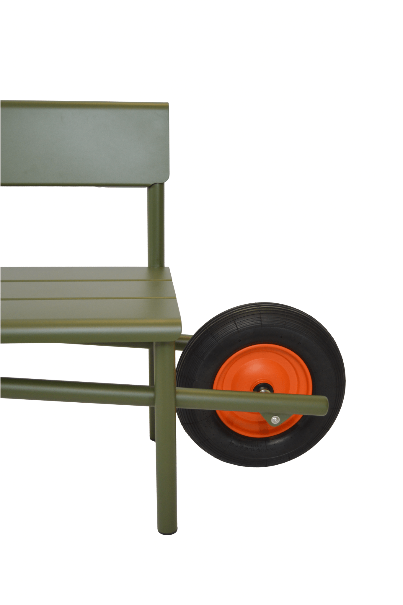 Wheelbench - Aluminium - Olive Green van Weltevree | Kids Conceptstore Le Fanfare