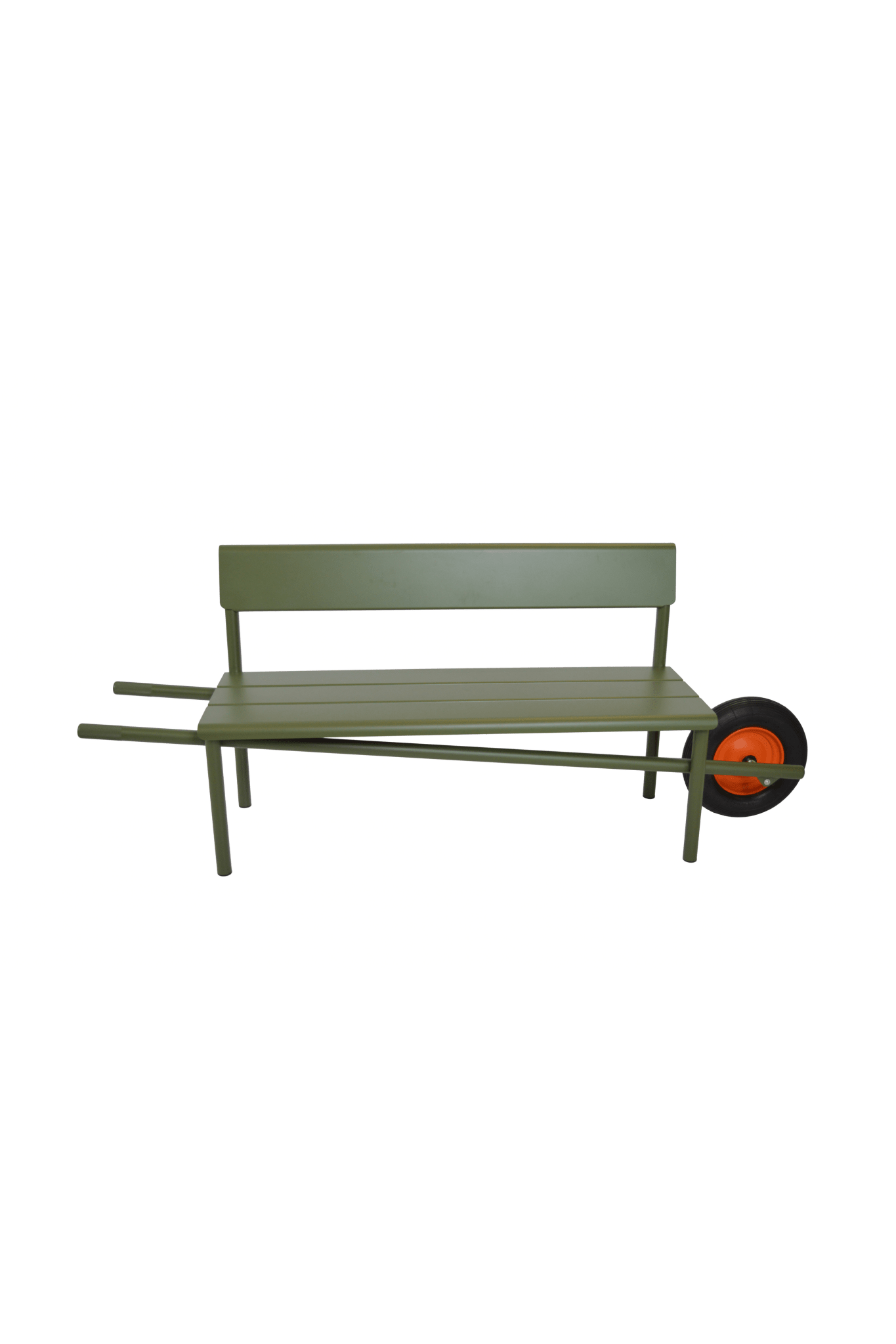 Wheelbench - Aluminium - Olive Green van Weltevree | Kids Conceptstore Le Fanfare