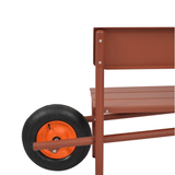 Wheelbench - Aluminium - Oxide Red van Weltevree | Kids Conceptstore Le Fanfare