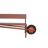 Wheelbench - Aluminium - Oxide Red van Weltevree | Kids Conceptstore Le Fanfare