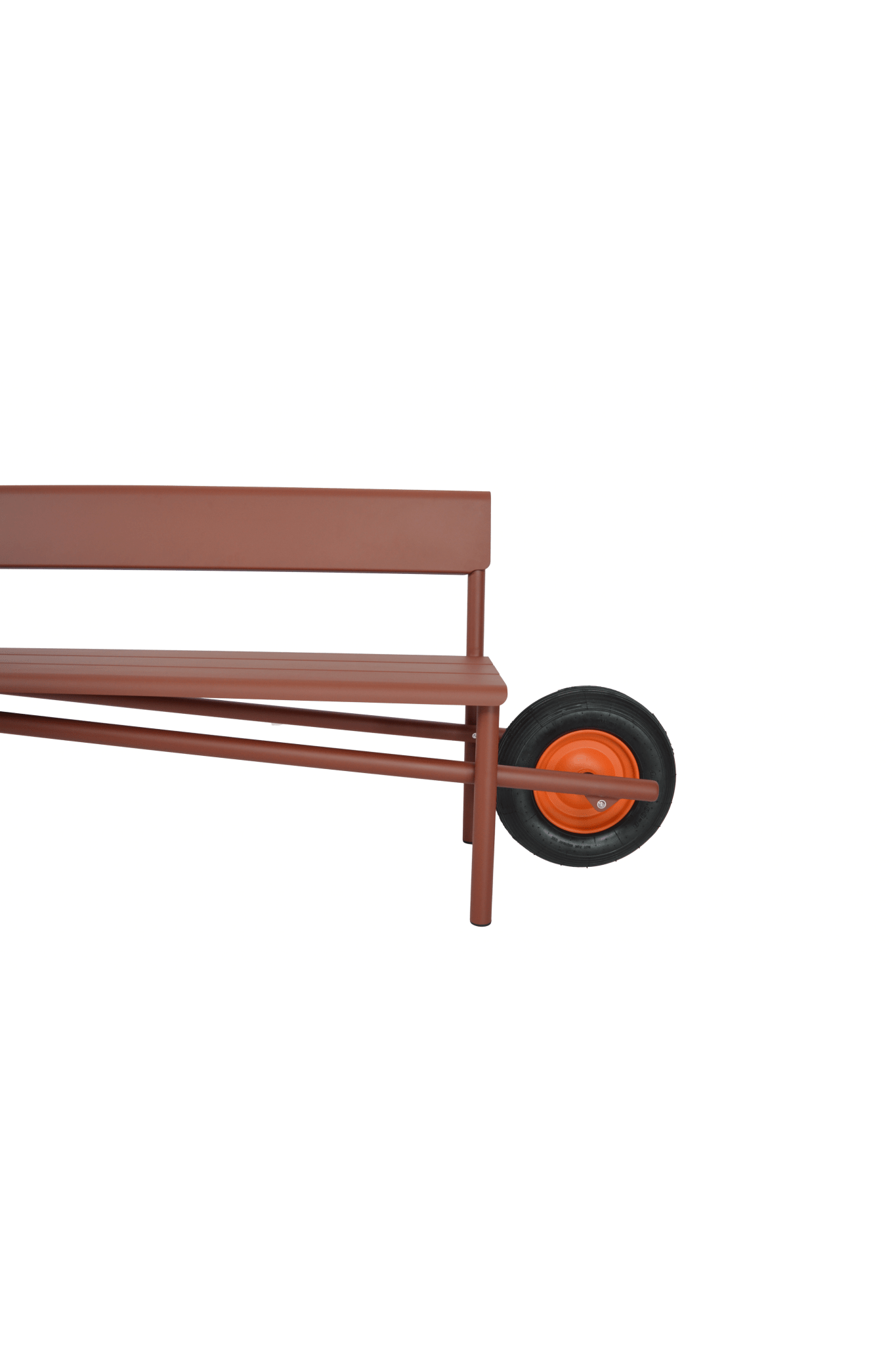 Wheelbench - Aluminium - Oxide Red van Weltevree | Kids Conceptstore Le Fanfare