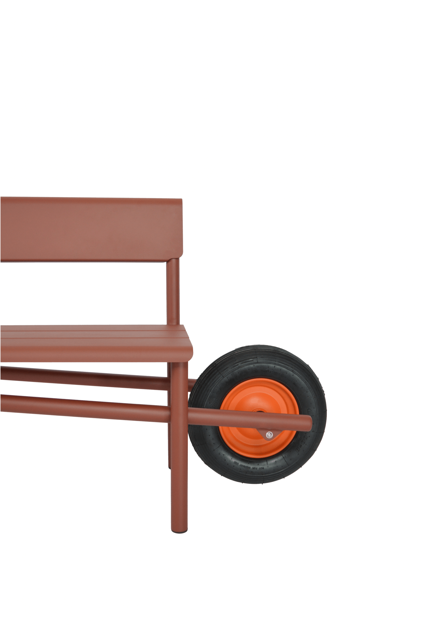 Wheelbench - Aluminium - Oxide Red van Weltevree | Kids Conceptstore Le Fanfare